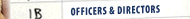 OFFICERS & DIRECTORS